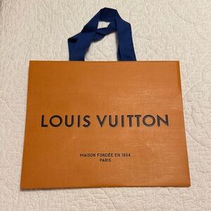 Louis Vuitton Orange Shopping Bag